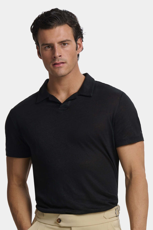 Classic Linen Slim Polo