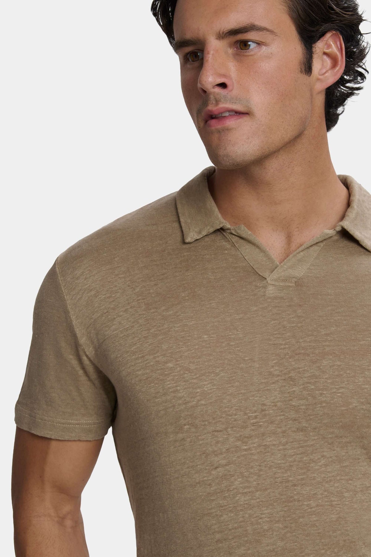 Classic Linen Slim Polo