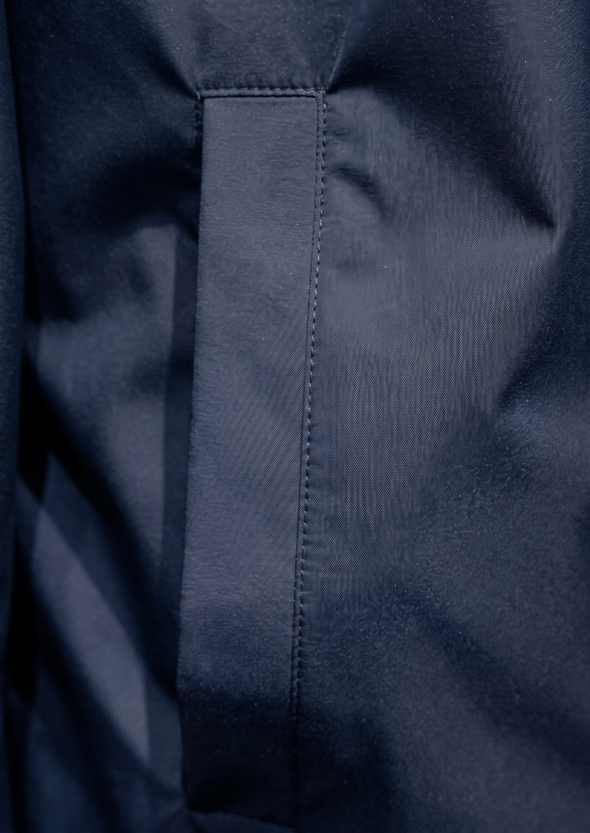 Navy Blue Technical Windbreaker Jacket by SATRI & CO. – product view 5