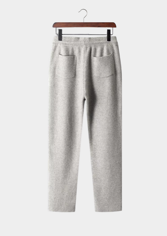Merino Wool Centre-Seam Leisure Trousers by SATRI & CO. – view 2