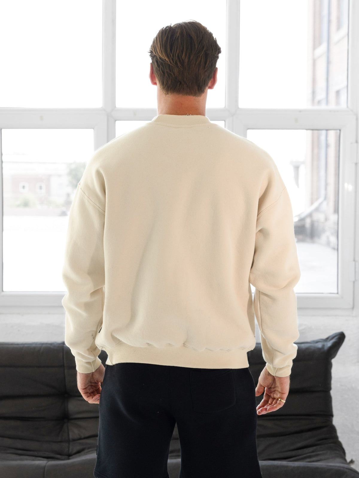 Basic Relaxed Jumper - Bone