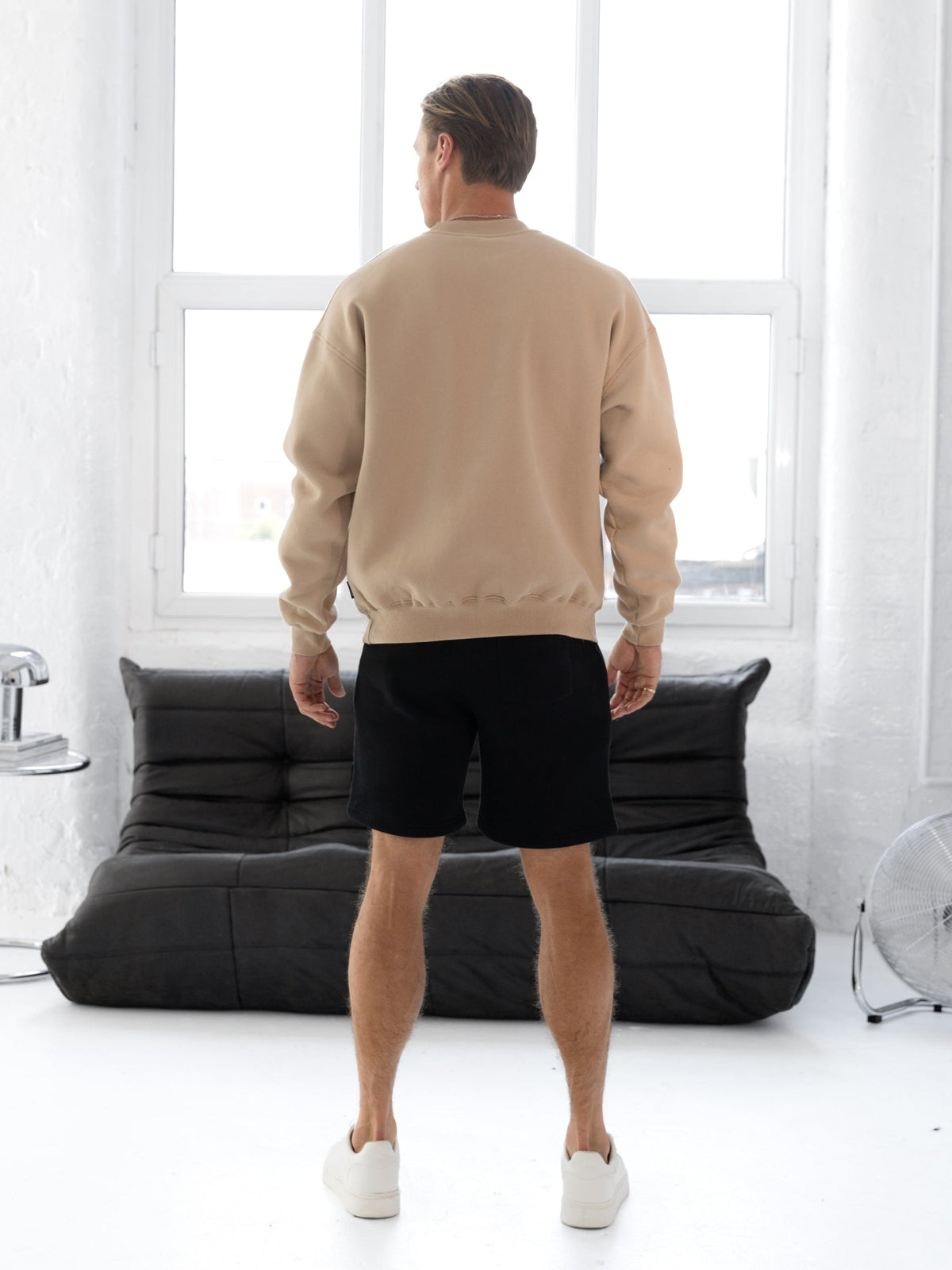 Basic Relaxed Jumper - Light Tan