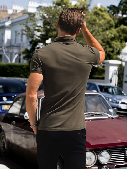 Conrad Polo Shirt - Deep Olive