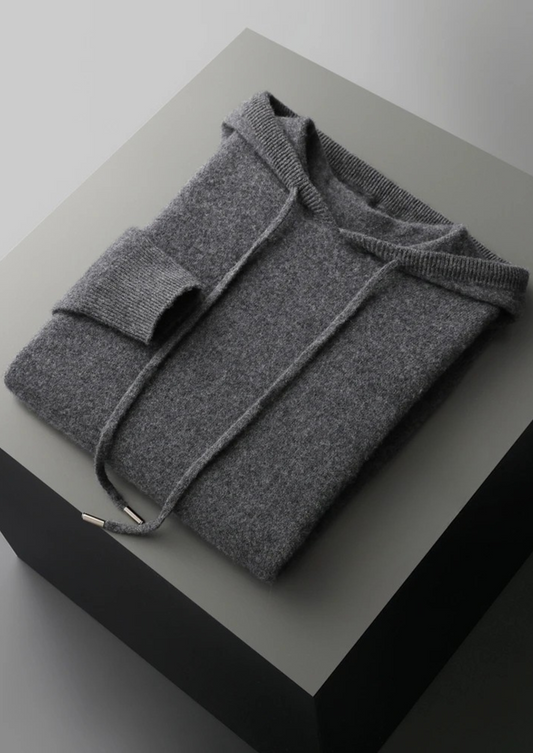 Premium Cashmere Dark Grey Alain Leisure Set by SATRI & CO. – product view 2