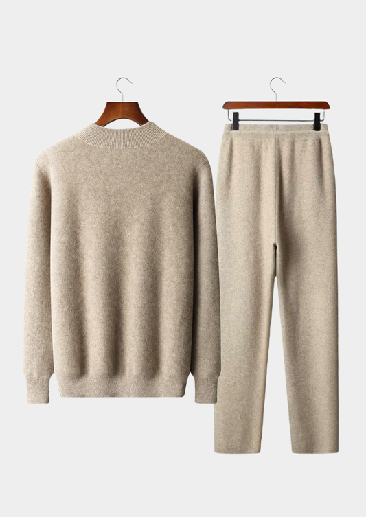 Cashmere Zip Cardigan & Trousers Set by SATRI & CO. – view 2