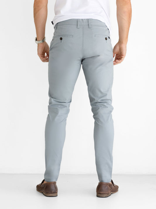 Stretch Chinos - Light Grey