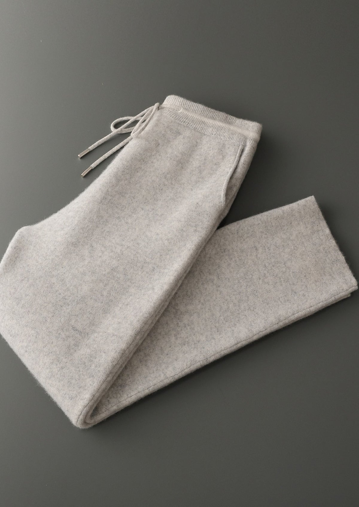 Pure Extra-Fine Merino Wool Contrast Leisure Trousers by SATRI & CO. – product view 18