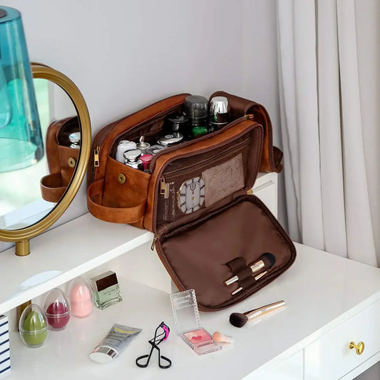 Leather Travel Pouch S034