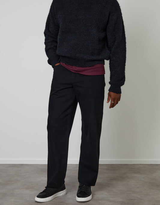 Loose Fit Jeans in Black