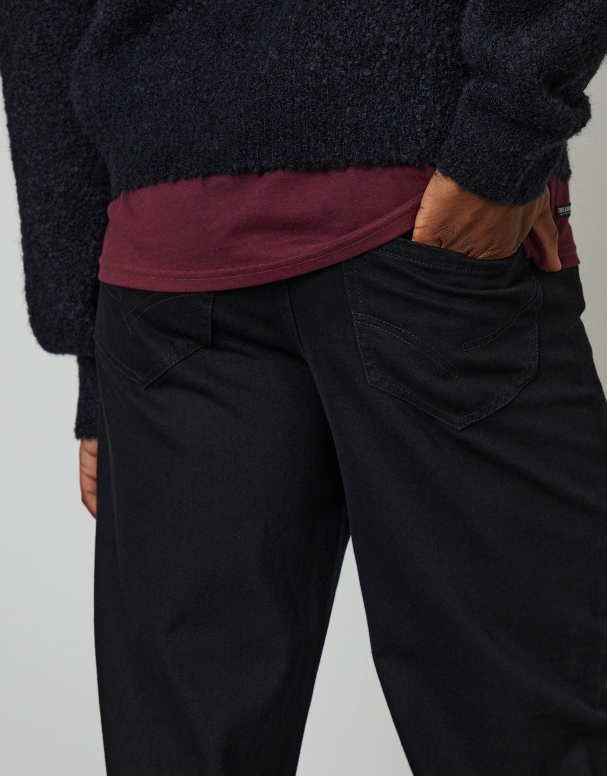 Loose Fit Jeans in Black