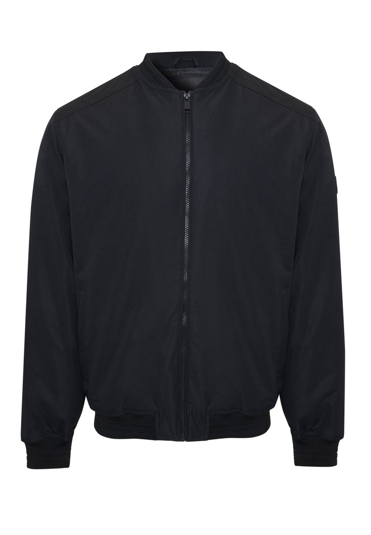 Padded Bomber Jacket in Black