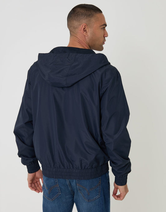 Lightweight Hooded Jacket in Navy