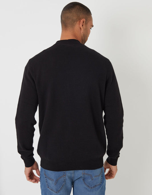 Knitted Cardigan in Black