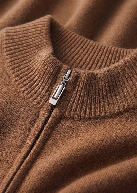 Pure Extra-Fine Merino Wool Caramel Luzzo Set by SATRI & CO. – product view 2