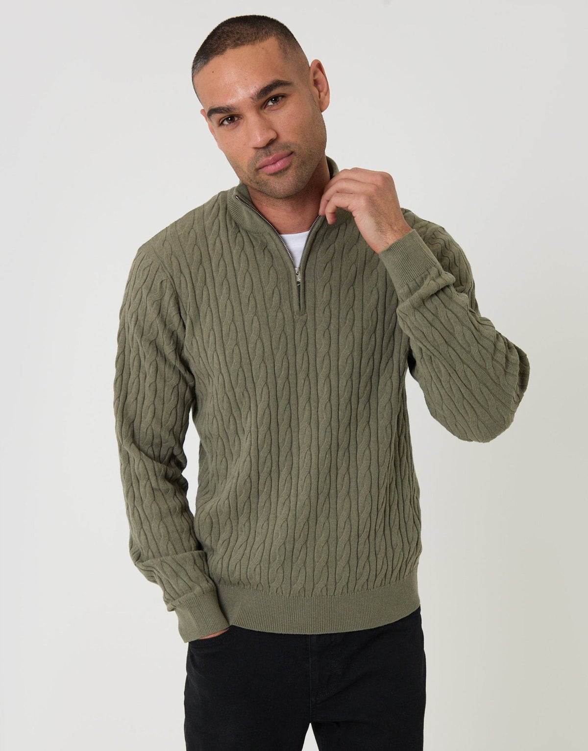 SATRI men’s quarter zip jumpers