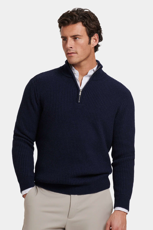 Men's Vico Quarter Zip Jumper | SATRI