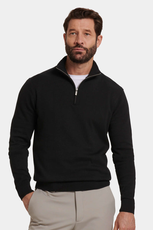 Men's Santoni Quarter Zip Jumper | SATRI