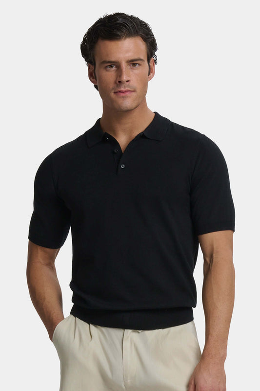 Men's Santoni Short Sleeve Polo | SATRI