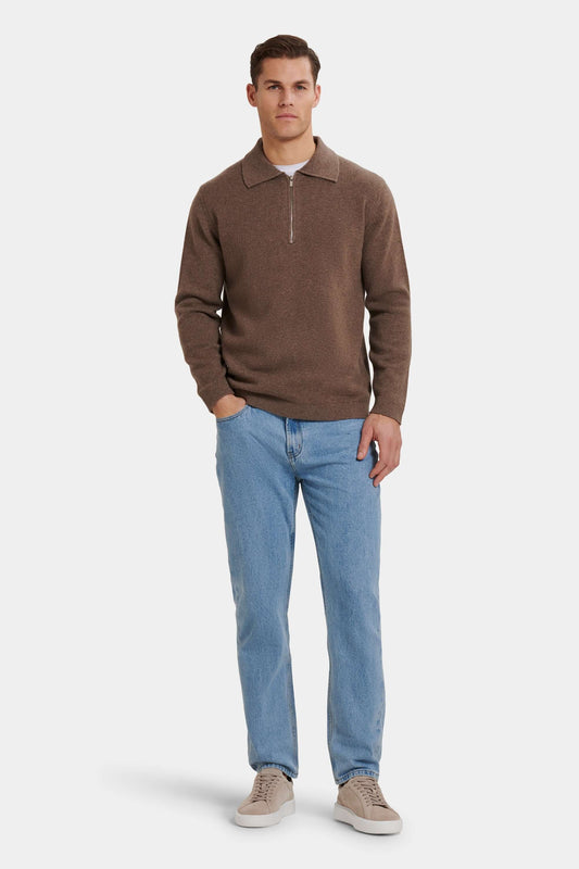 Compone Quarter Zip Polo