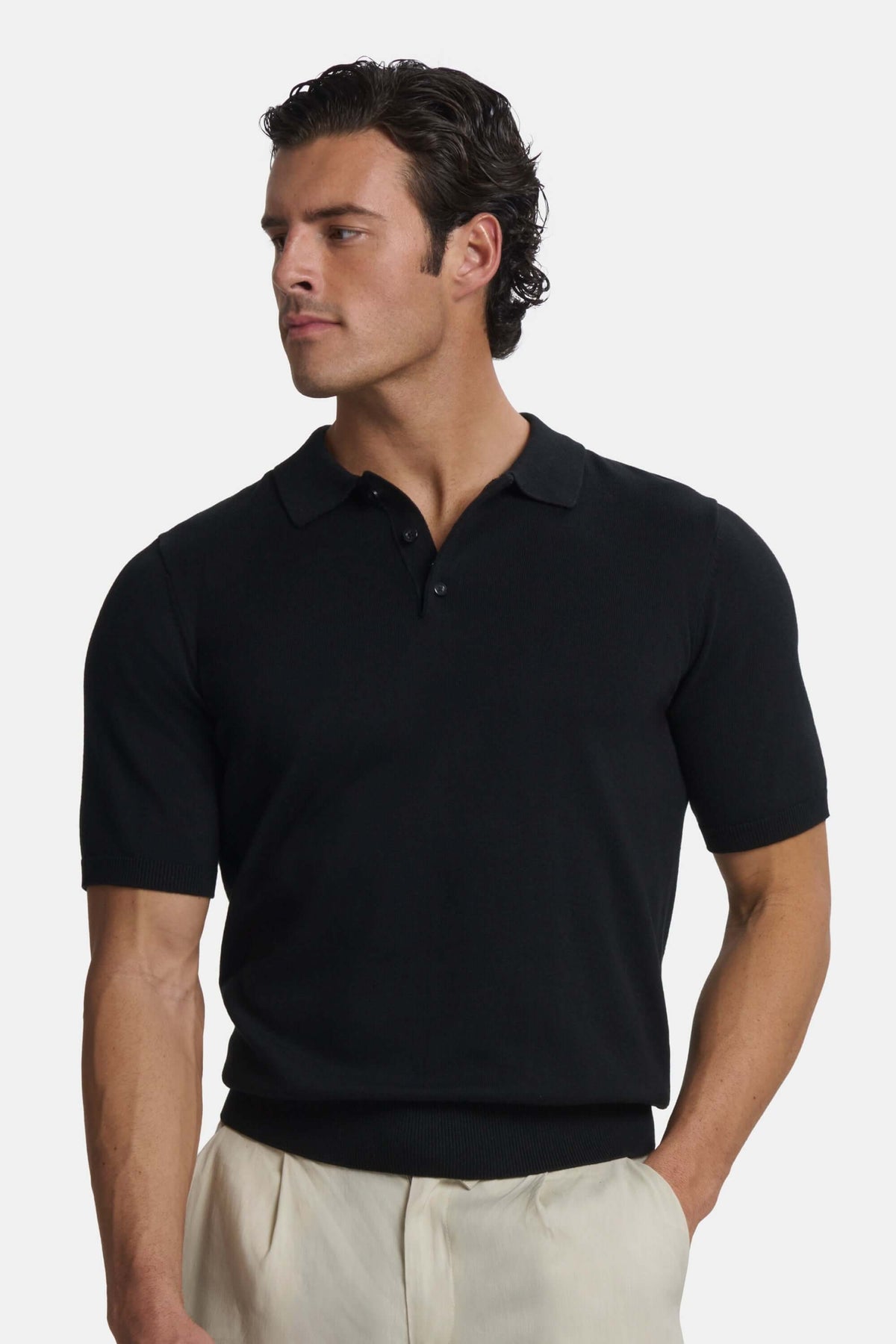 Santoni Short Sleeve Polo