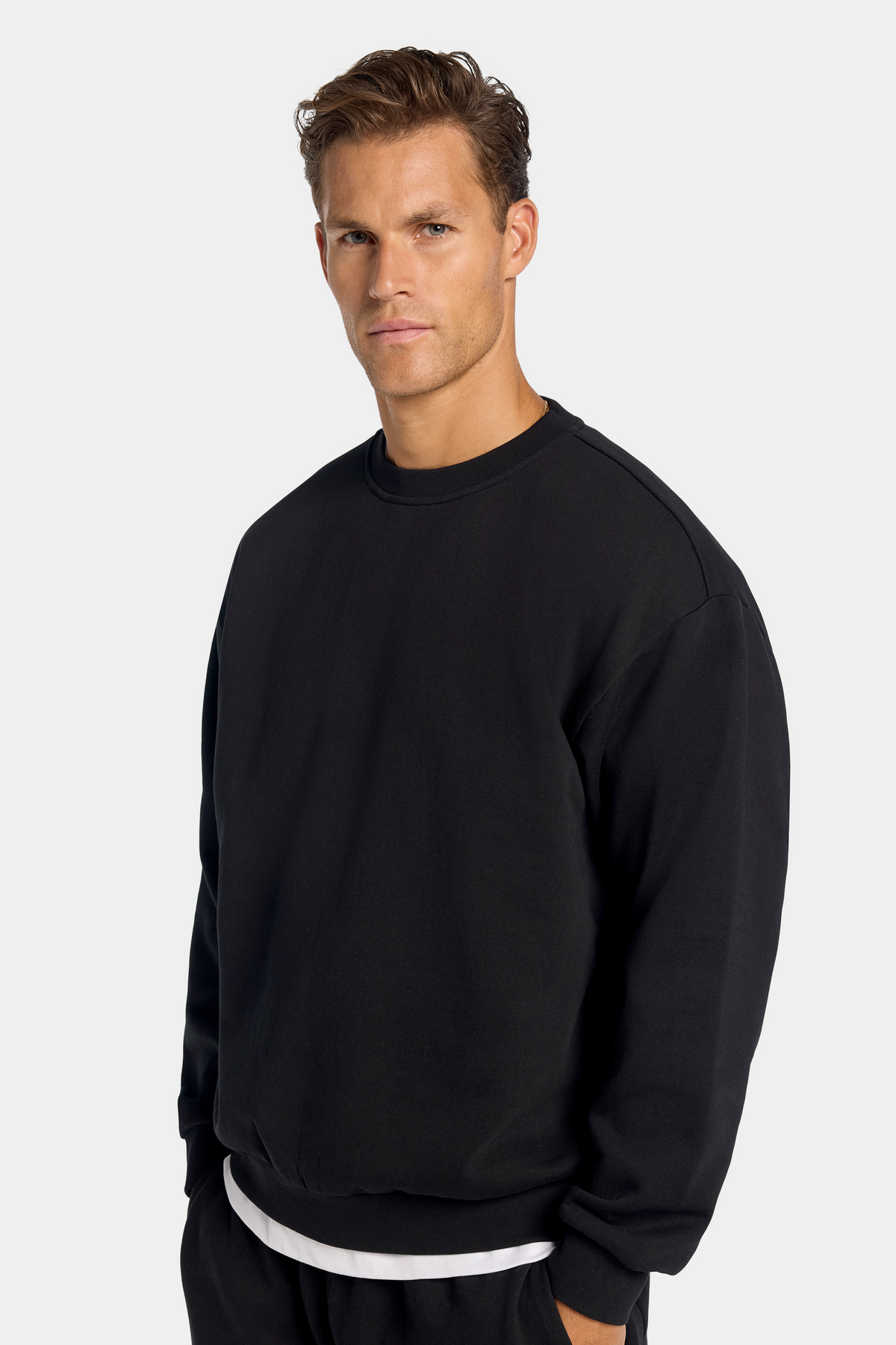 Men's Milan Oversized Crewneck Jumper | SATRI