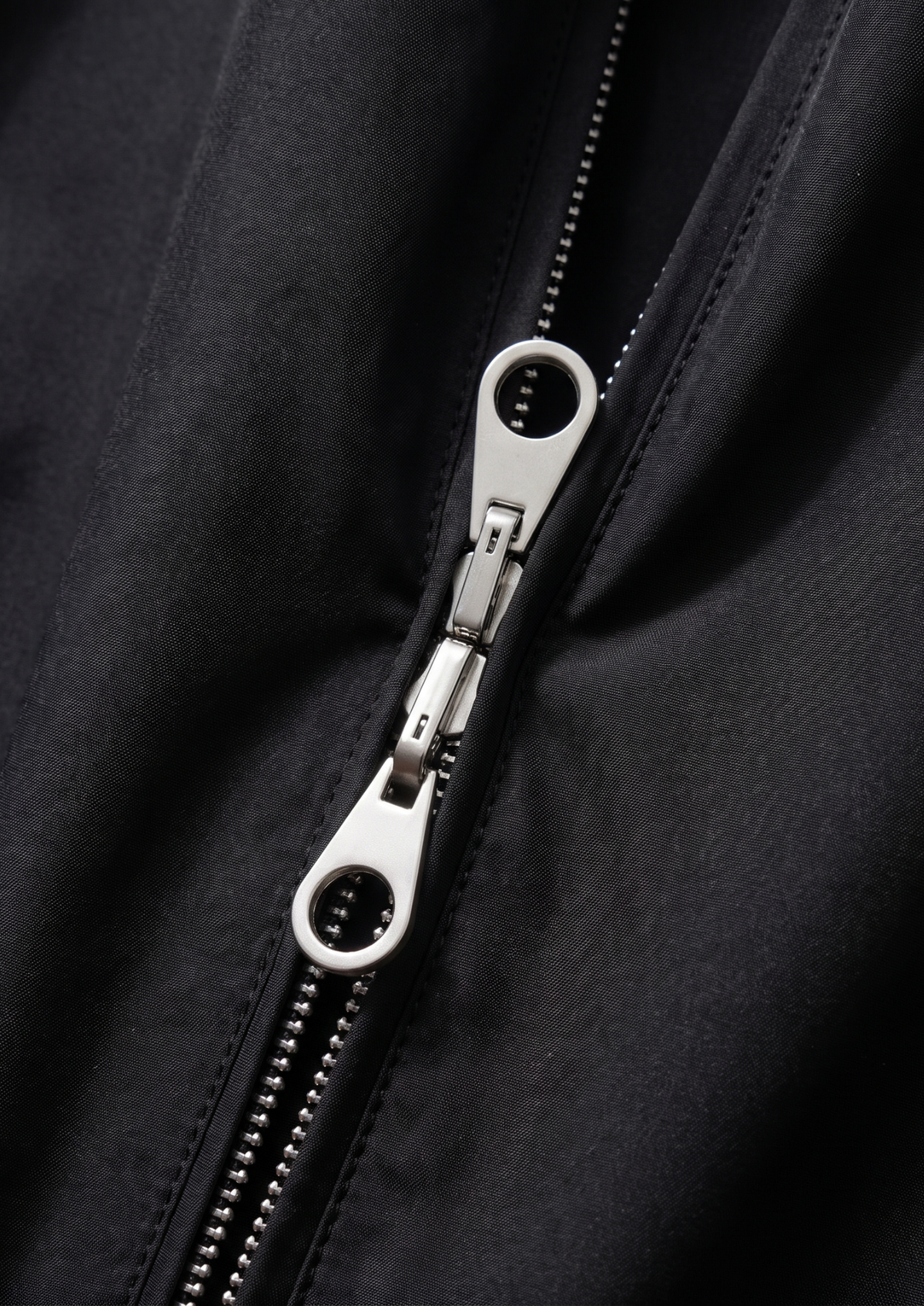 Black Technical Windbreaker Jacket by SATRI & CO. – product view 4