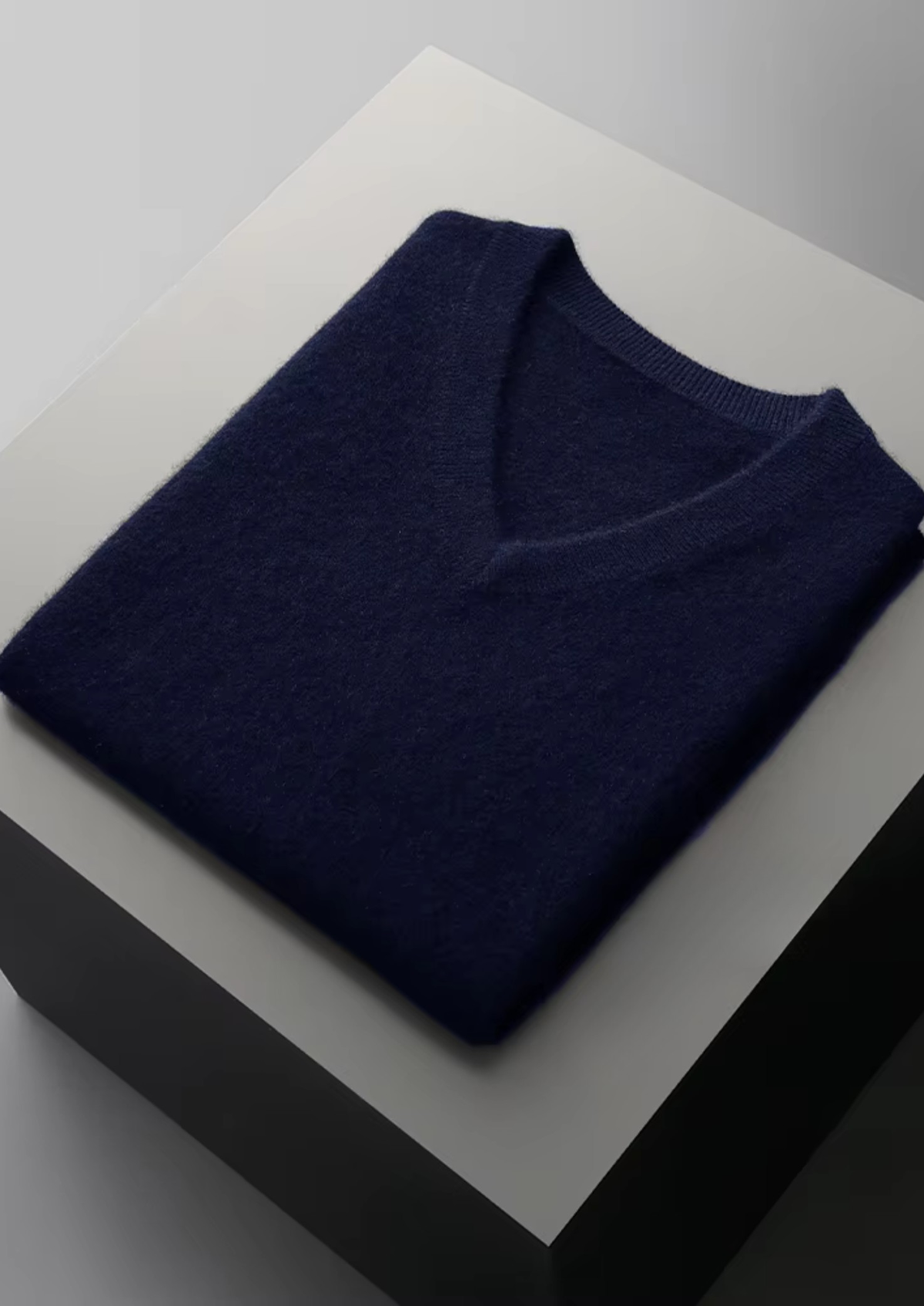 Pure Extra-Fine Merino Wool V-Neck Vest by SATRI & CO. – product view 14