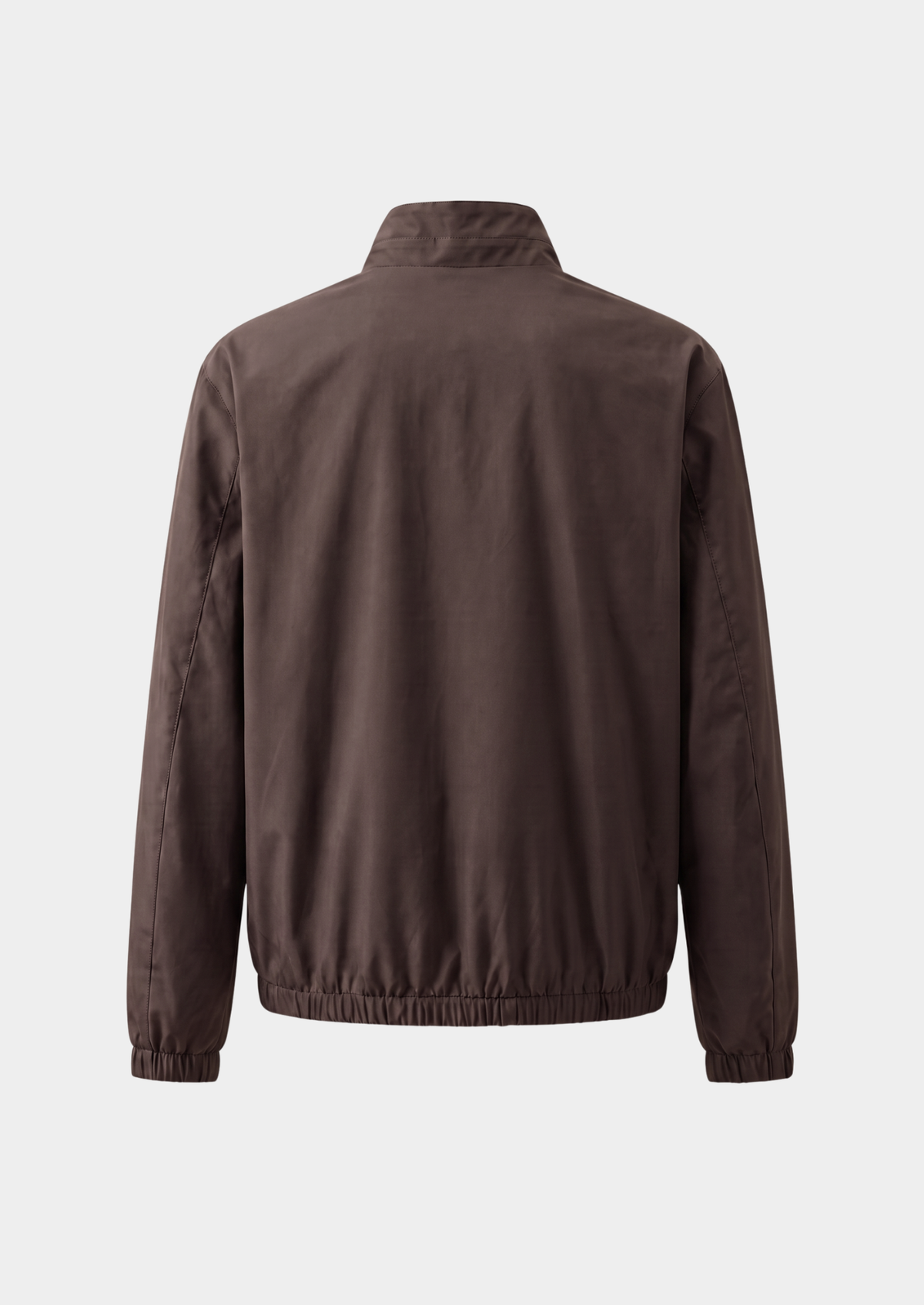 Coffee Technical Windbreaker Jacket by SATRI & CO. – product view 2