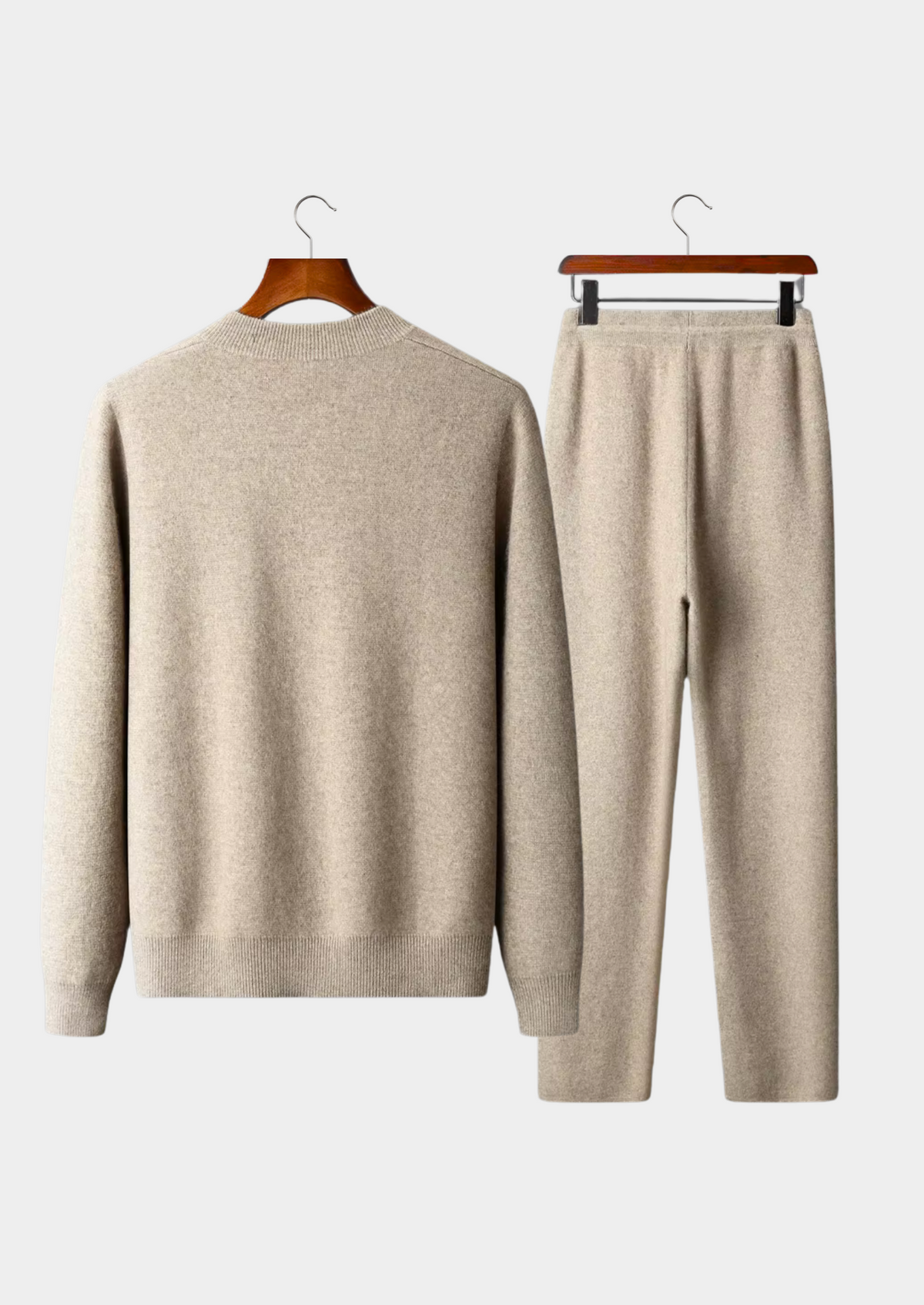 Pure Extra-Fine Merino Wool Sand Falconi Set by SATRI & CO. – product view 2