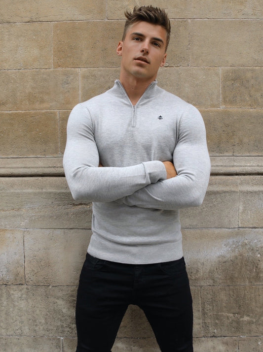 Men's Oxbridge Jumper - Grey | SATRI