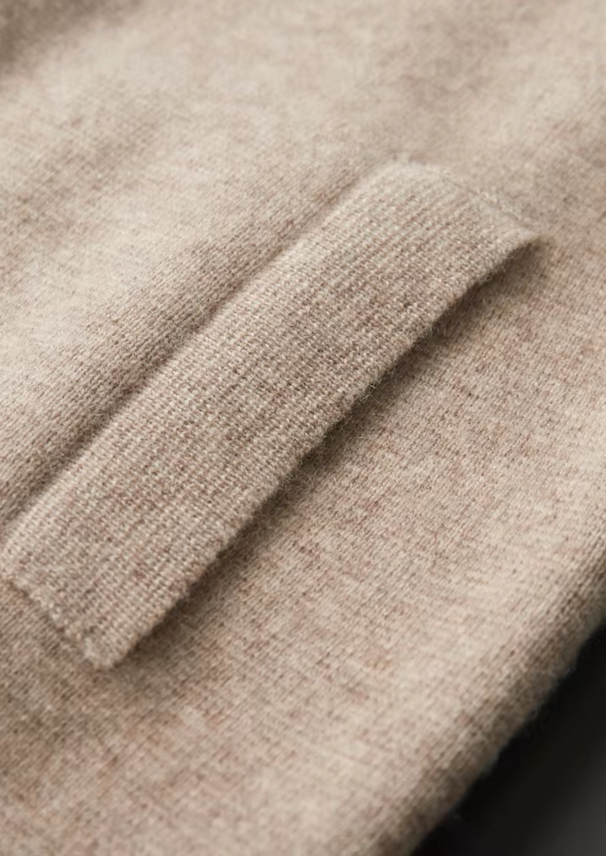 Pure Extra-Fine Merino Wool Zip Polo Cardigan by SATRI & CO. – product view 7