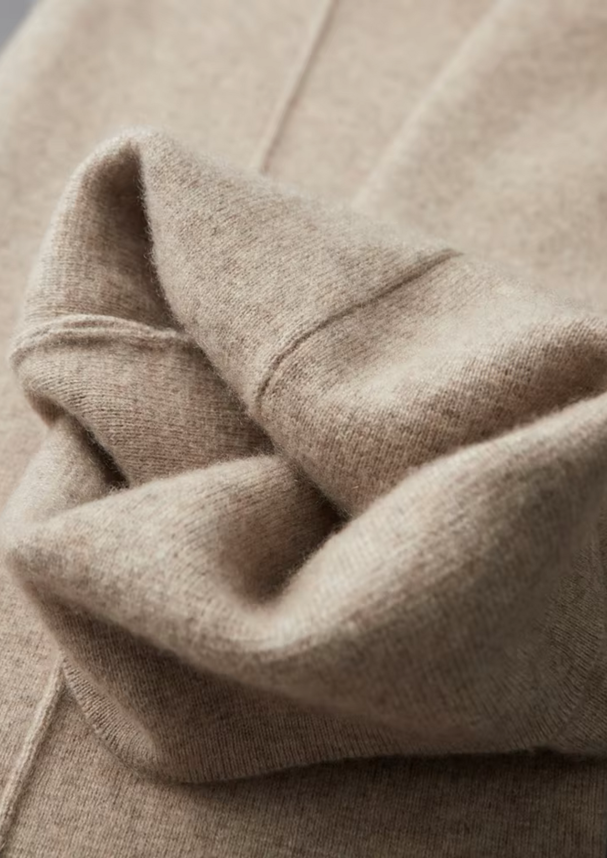 Pure Extra-Fine Merino Wool Sand Falconi Set by SATRI & CO. – product view 5