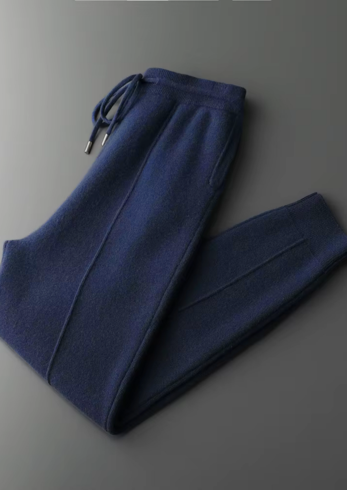 Pure Extra-Fine Merino Wool Navy Blue Luzzo Set by SATRI & CO. – product view 3