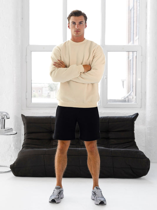 Basic Relaxed Jumper - Bone