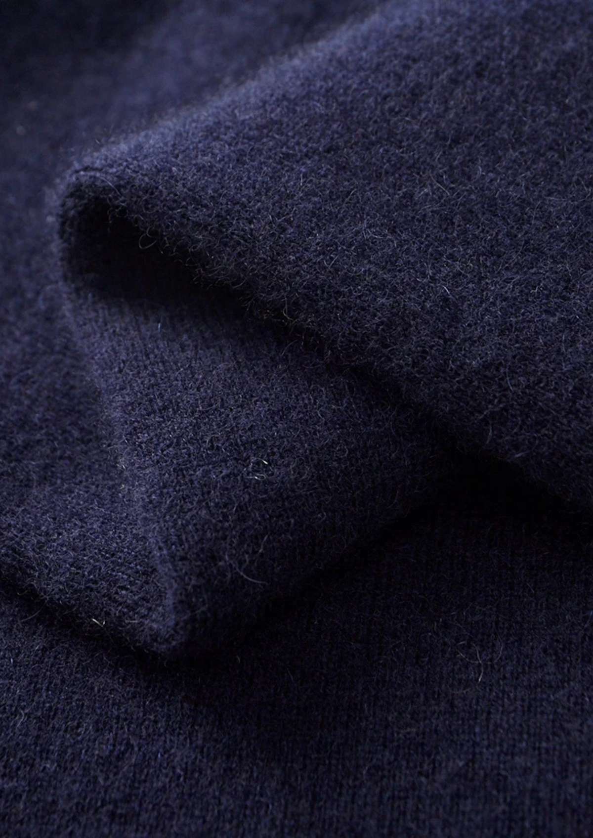 Pure Extra-Fine Merino Wool Two-Tone Polo Cardigan by SATRI & CO. – product view 5