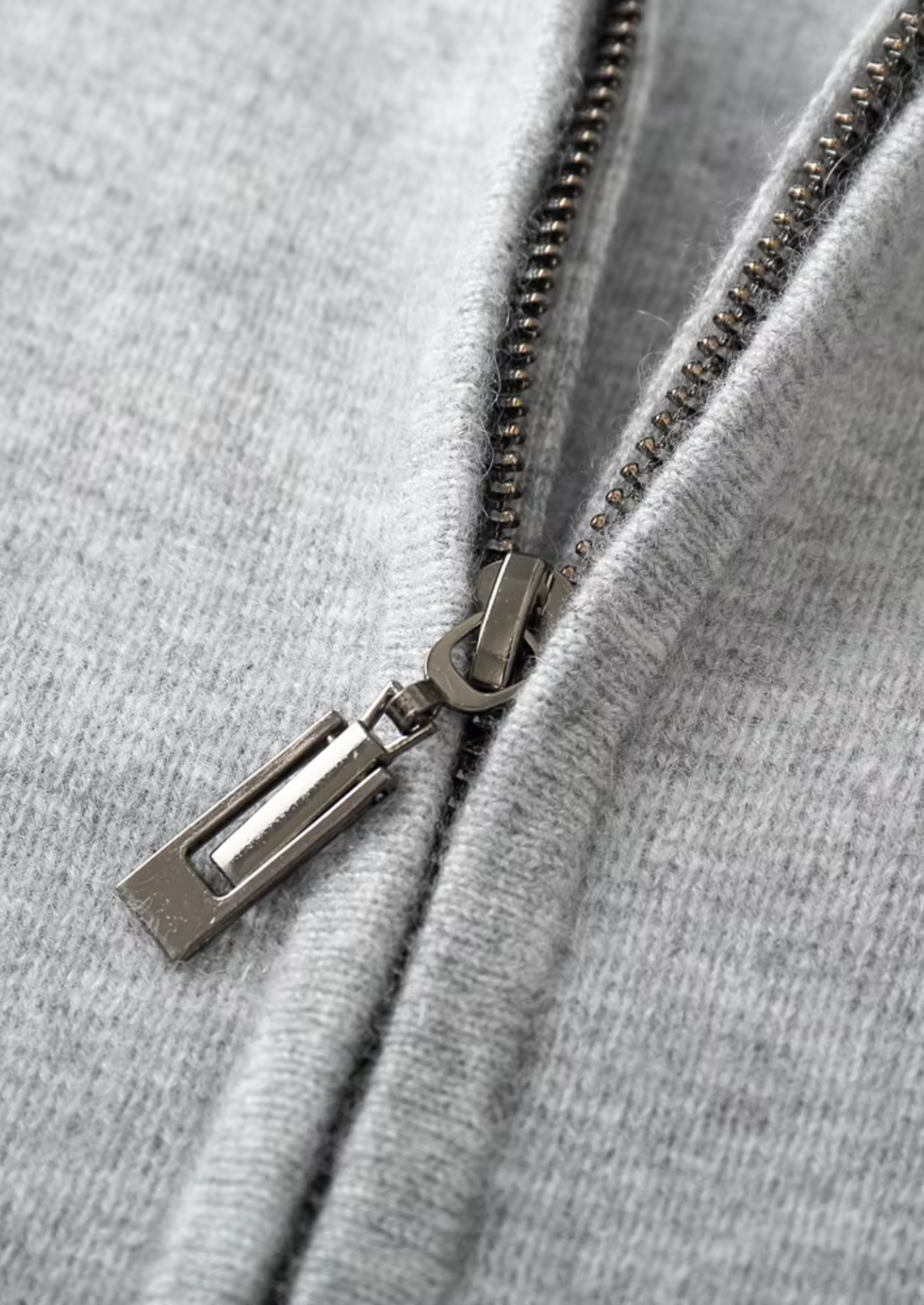 Pure Extra-Fine Merino Wool Zipper Hoodie by SATRI & CO. – product view 4