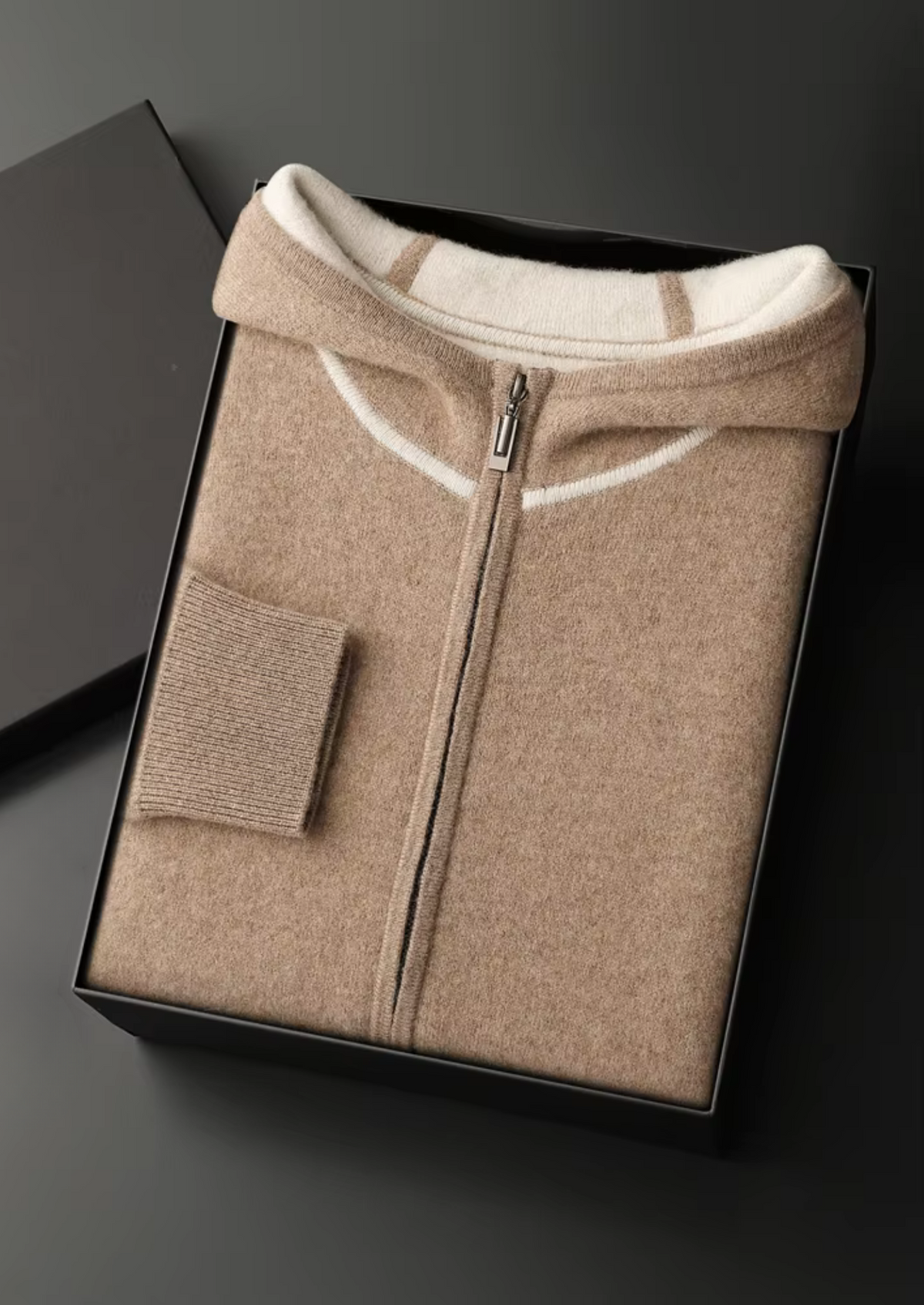 Premium Cashmere Beige Milano Leisure Set by SATRI & CO. – product view 11