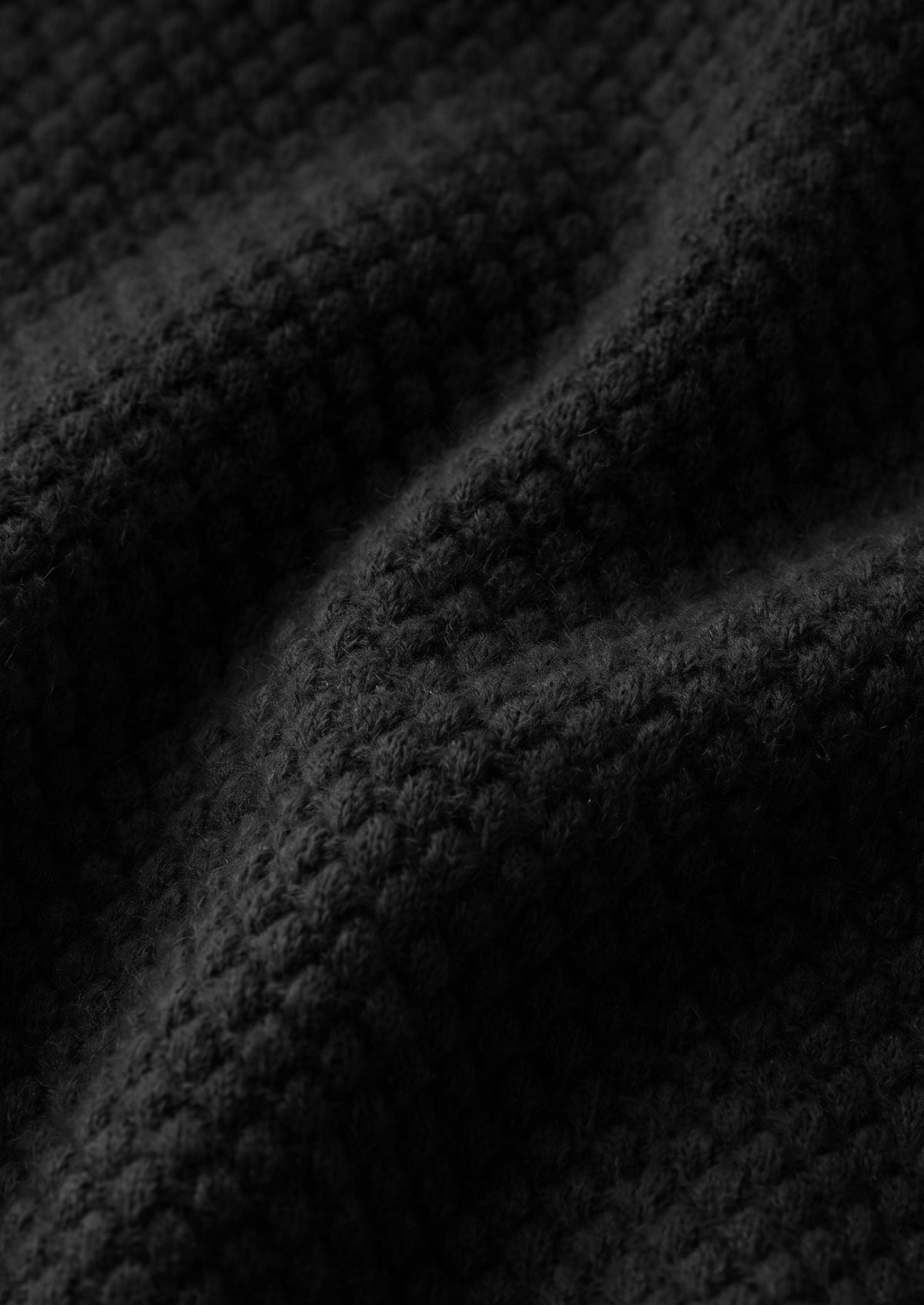 Premium Cashmere Black Two-Tone Polo by SATRI & CO. – product view 3