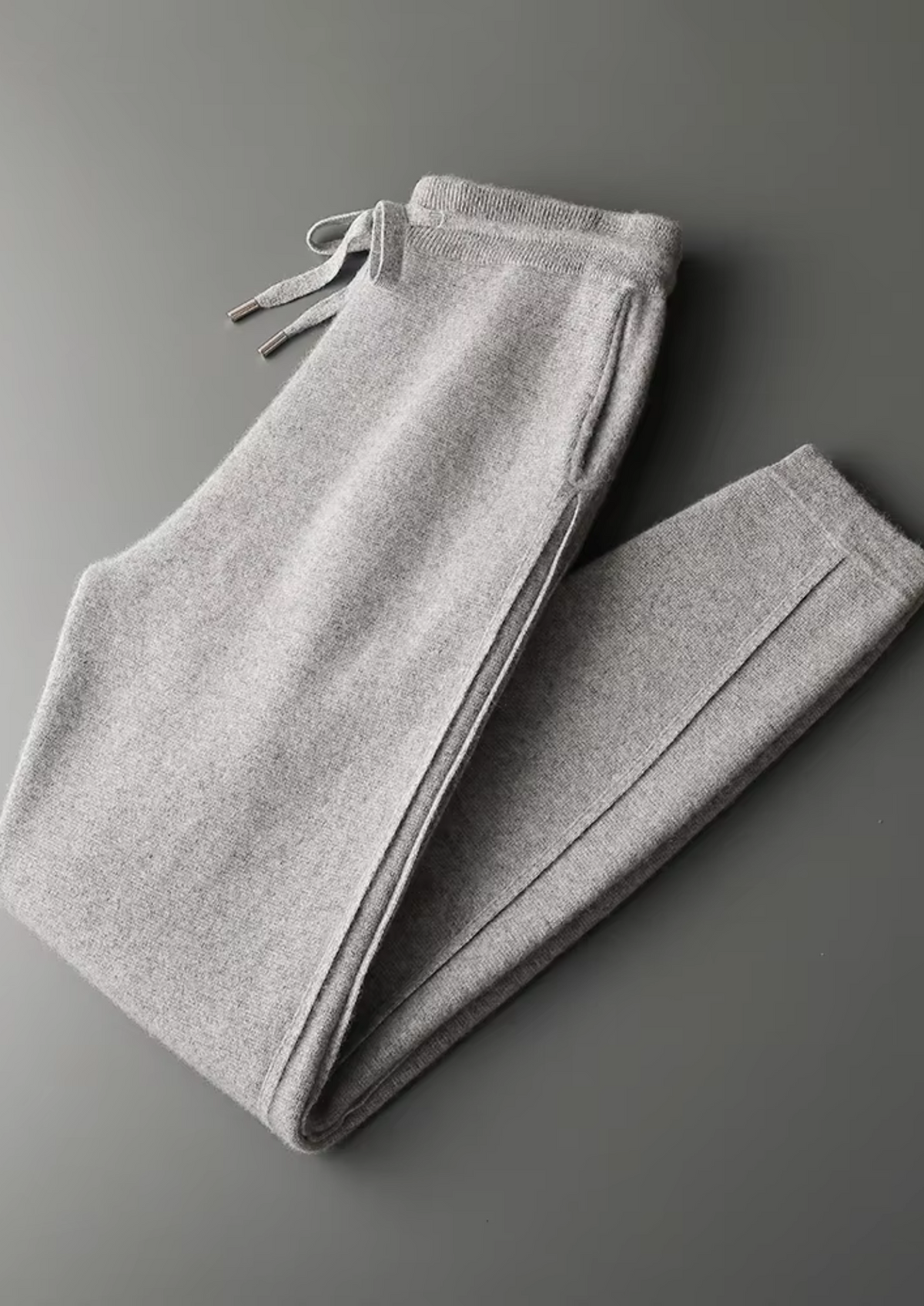 Premium Cashmere Slim Trousers by SATRI & CO. – product view 3
