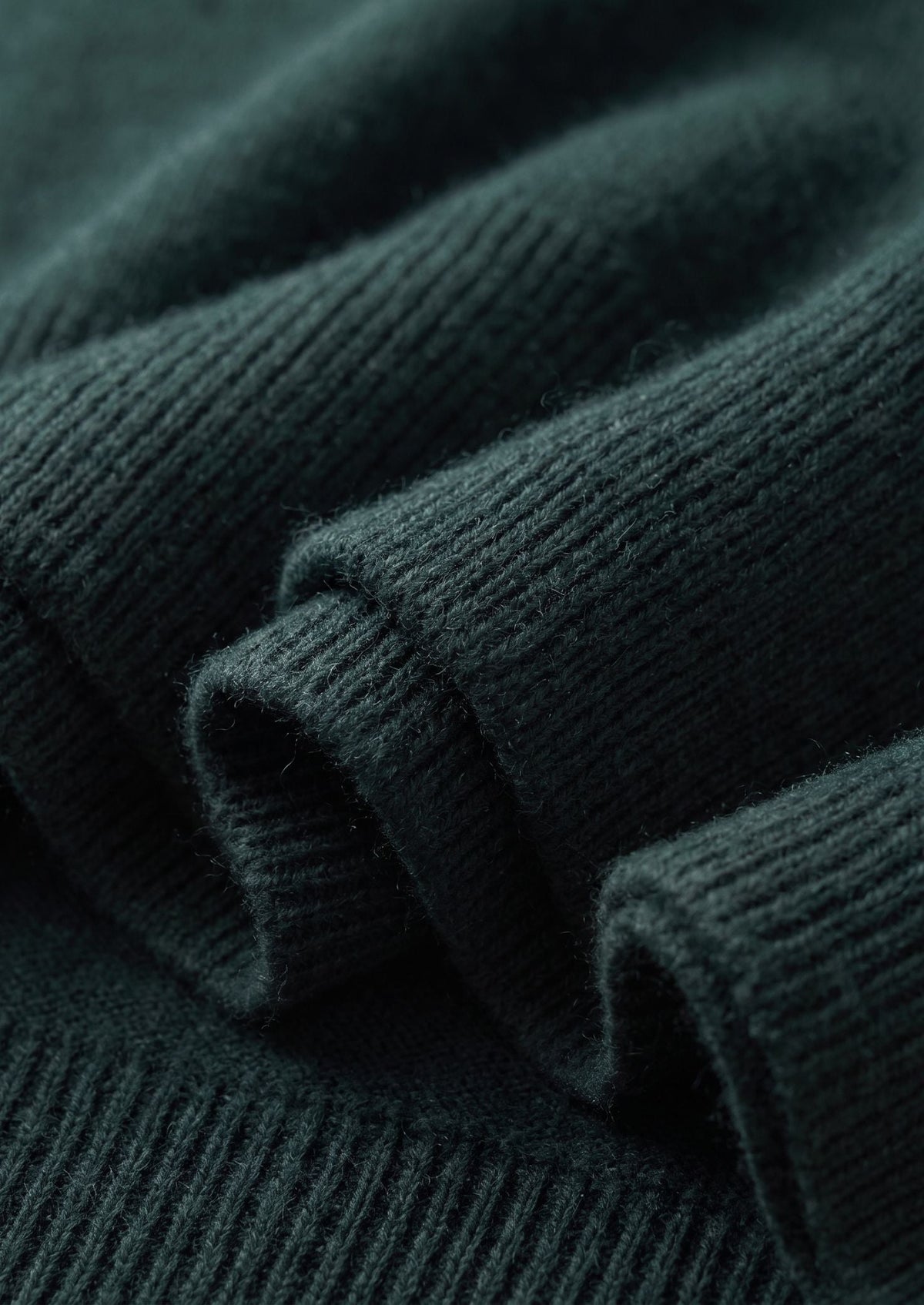 Premium Cashmere Classic Crew Neck T-Shirt - Sea Green by SATRI & CO. – product view 2