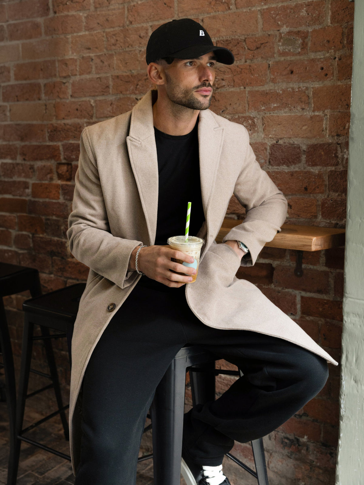 Knightsbridge Tailored Coat - Beige