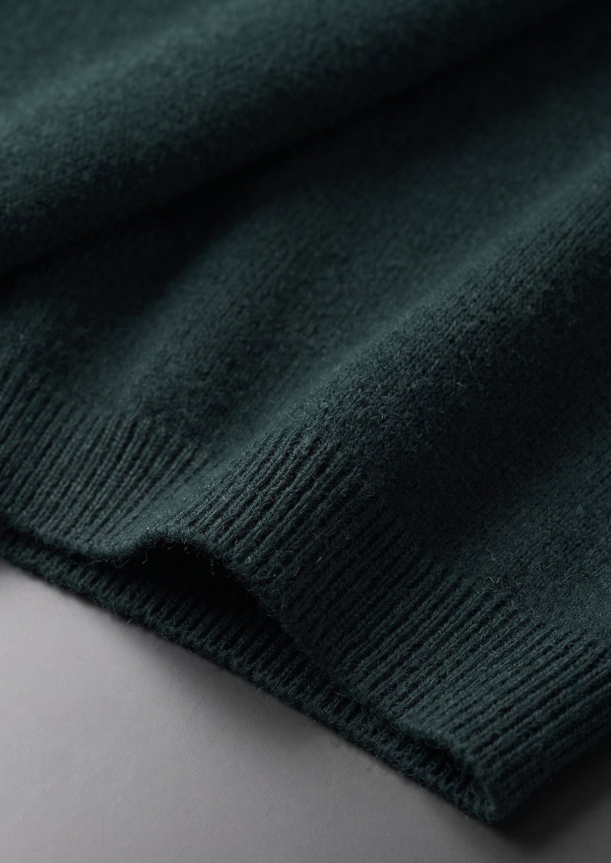 Premium Cashmere Classic Crew Neck T-Shirt - Sea Green by SATRI & CO. – product view 3