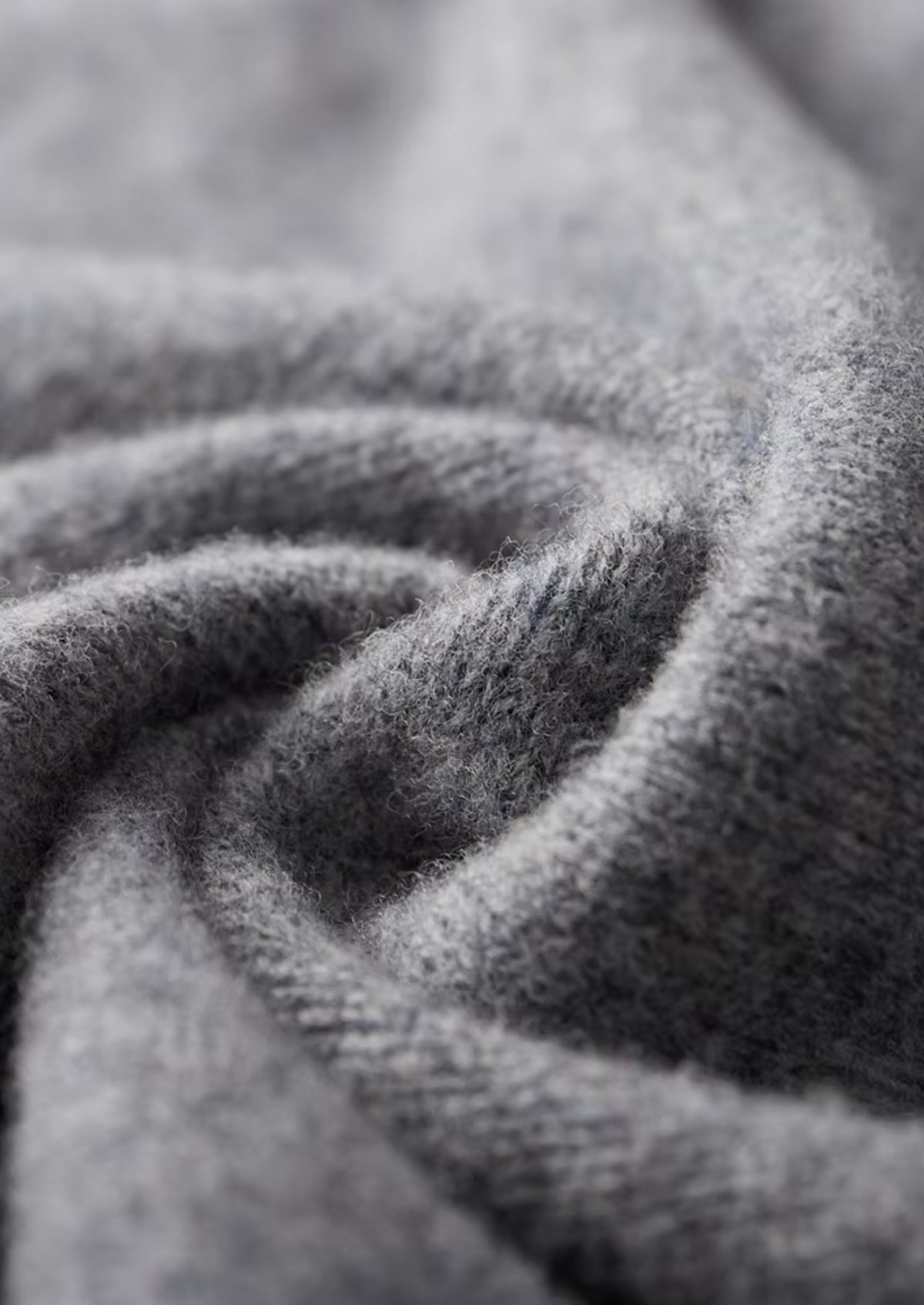 Pure Extra-Fine Merino Wool Two-Tone Zip Cardigan by SATRI & CO. – product view 7