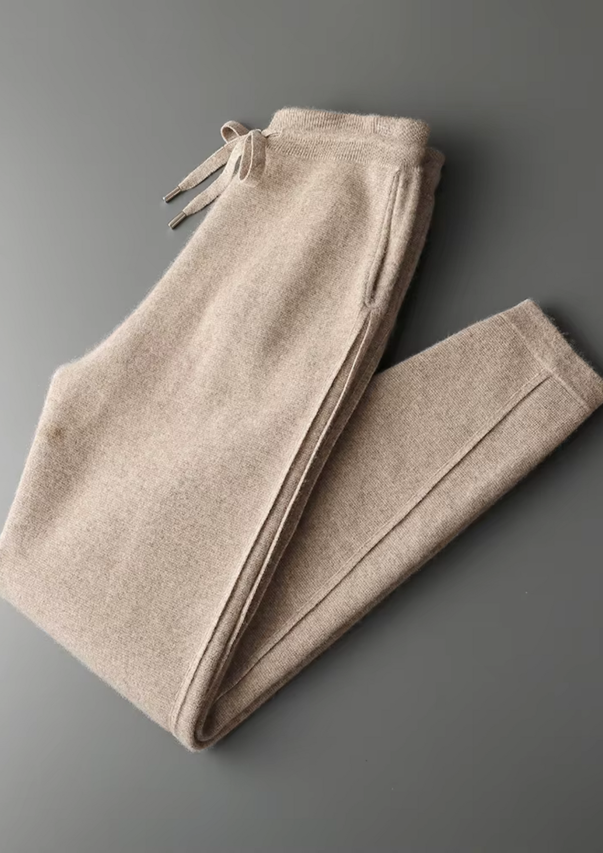 Premium Cashmere Slim Trousers by SATRI & CO. – product view 4