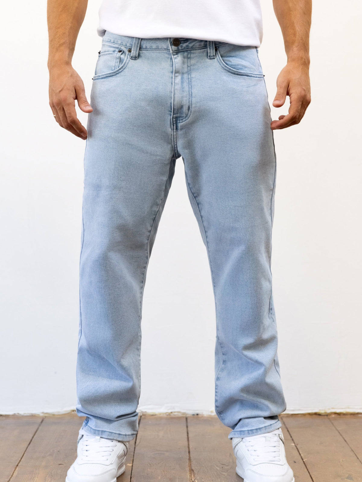 Men's Vol.15 Loose Fitting Jeans - Blue | SATRI