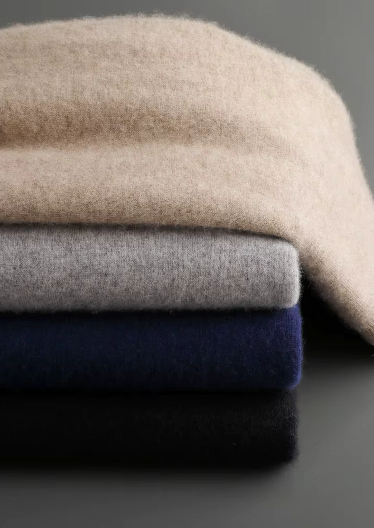 Premium Cashmere Navy Blue Vienna Leisure Set by SATRI & CO. – product view 4