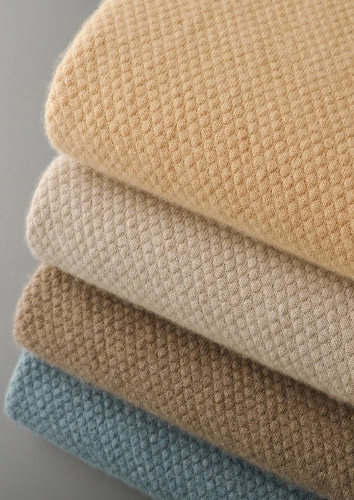 Premium Cashmere Mustard Two-Tone Polo by SATRI & CO. – product view 9