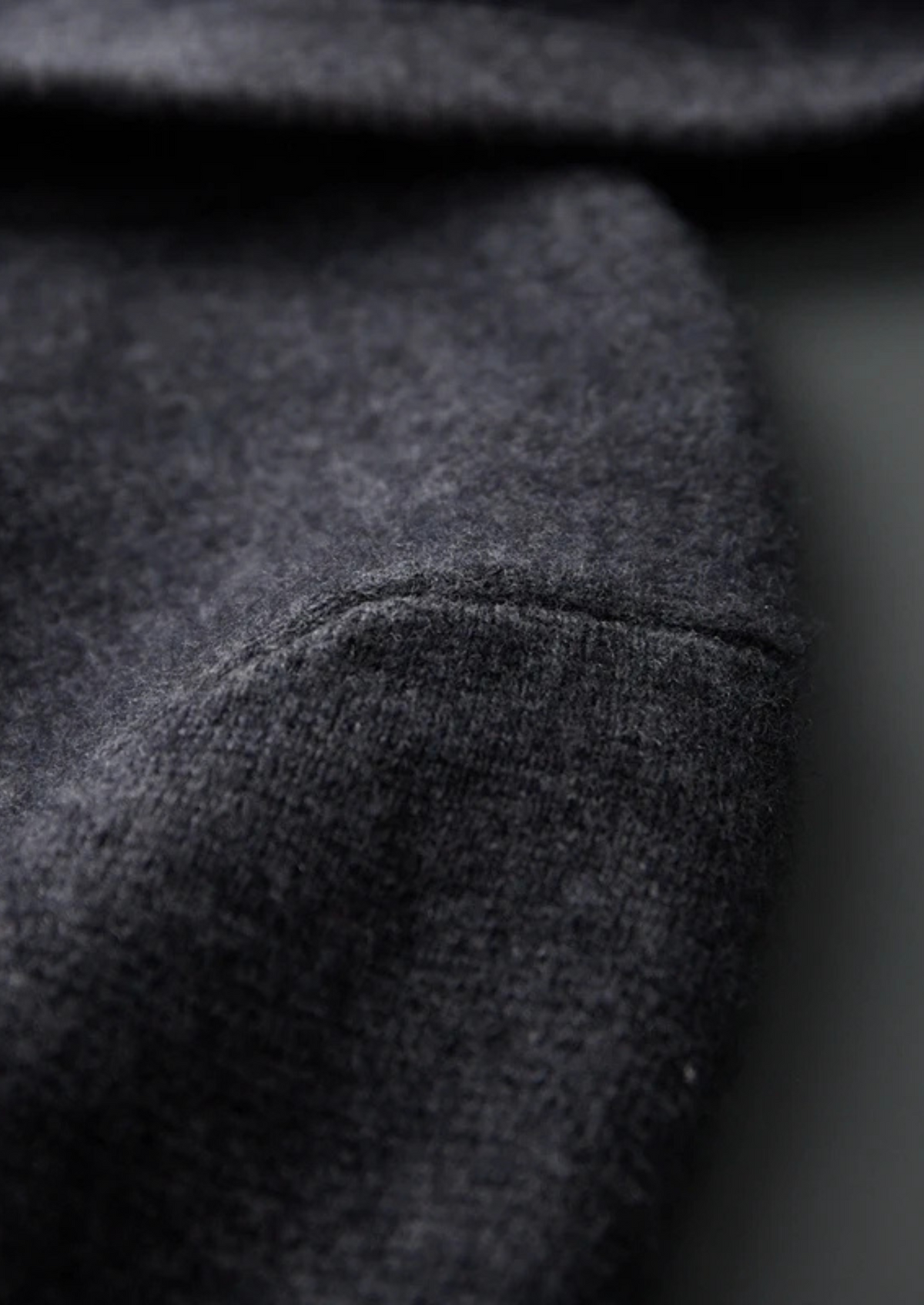 Cashmere Charcoal Zip Hoodie & Grey Trousers Set by SATRI & CO. – view 10