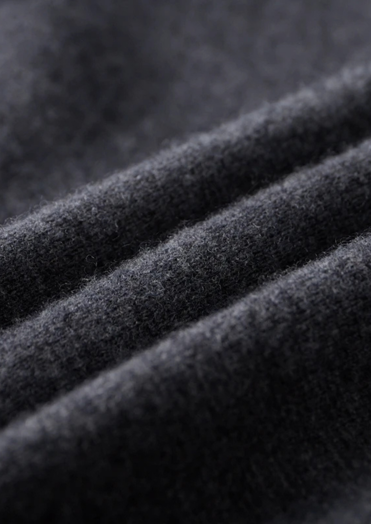 Cashmere Charcoal Zip Hoodie & Grey Trousers Set by SATRI & CO. – view 9