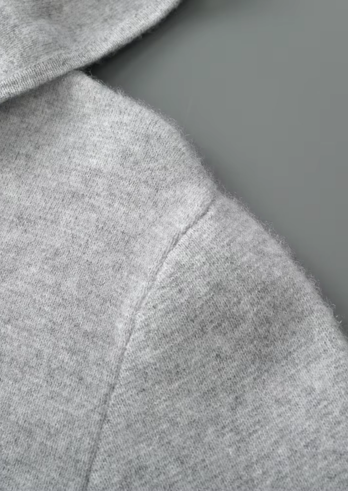 Pure Extra-Fine Merino Wool Zipper Hoodie by SATRI & CO. – product view 10